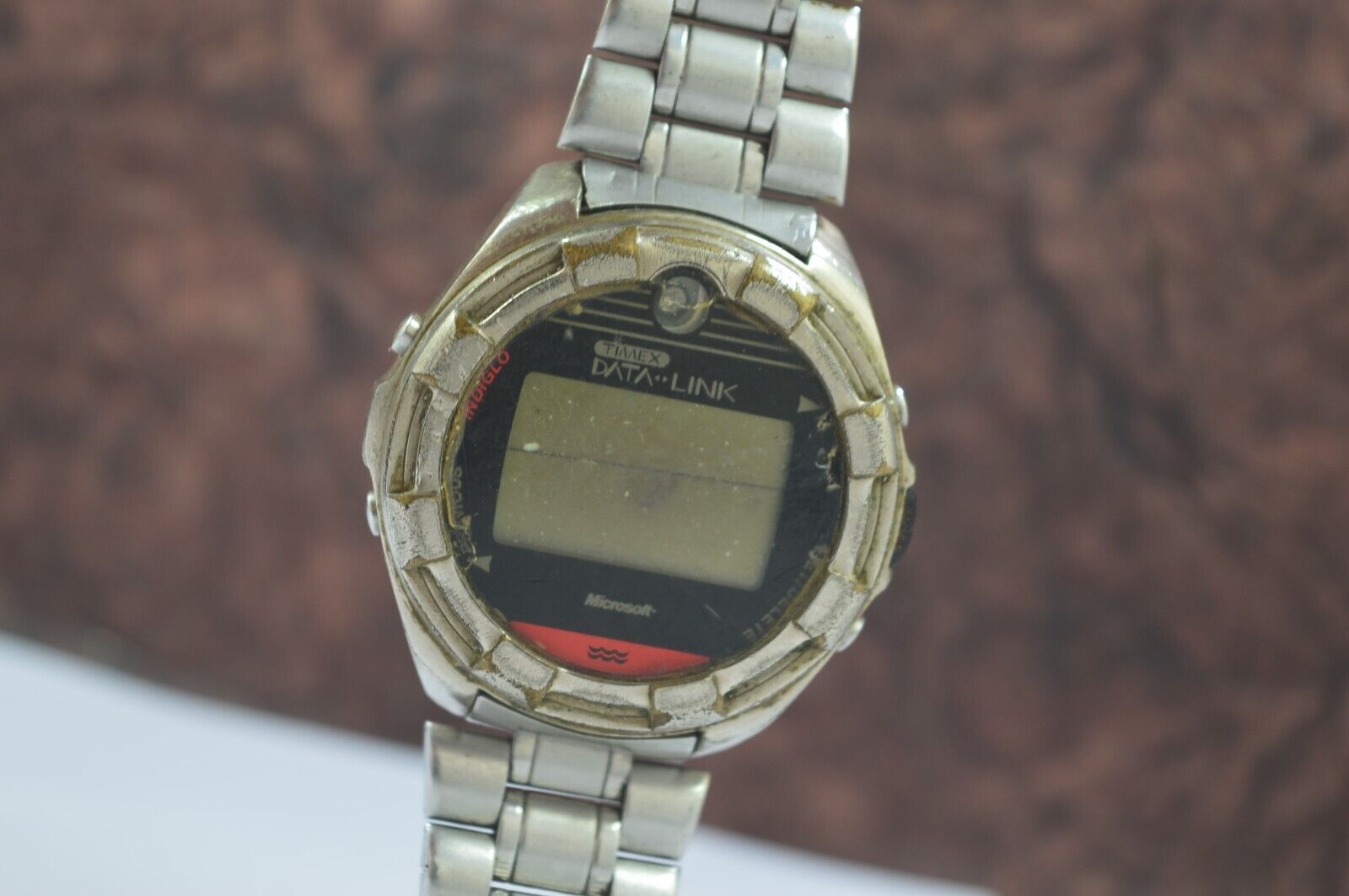 Timex Datalink 150 Watch Dead Stainless Steel Watch For Spare 