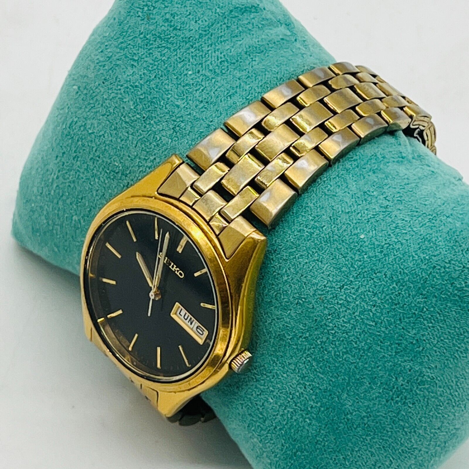 Seiko Gold 7n43 9048 Seiko Men's Watch 7N43-9048 Quartz Gold Dial