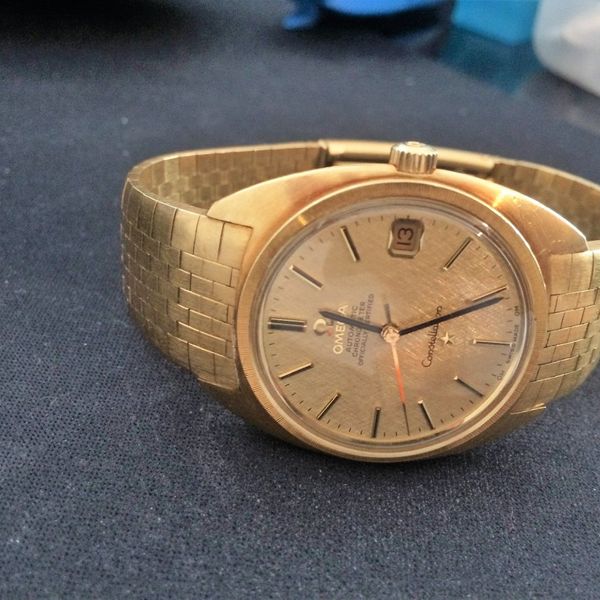 SOLD Omega Constellation Full Gold 18K (1971) Fully revised Bargain at