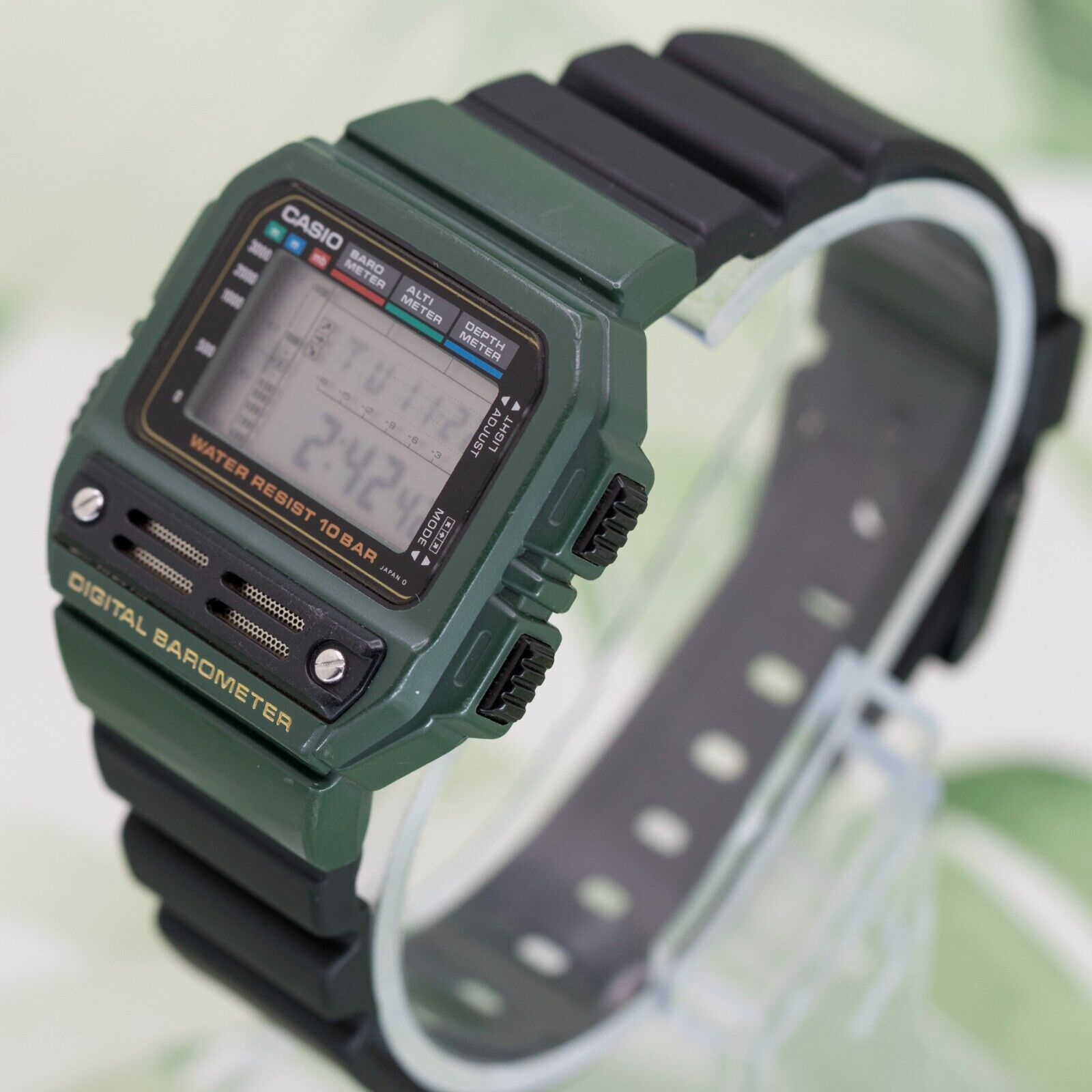 1989 CASIO BM-100WJ DIGITAL BAROMETER ALTIMETER ULTRA RARE
