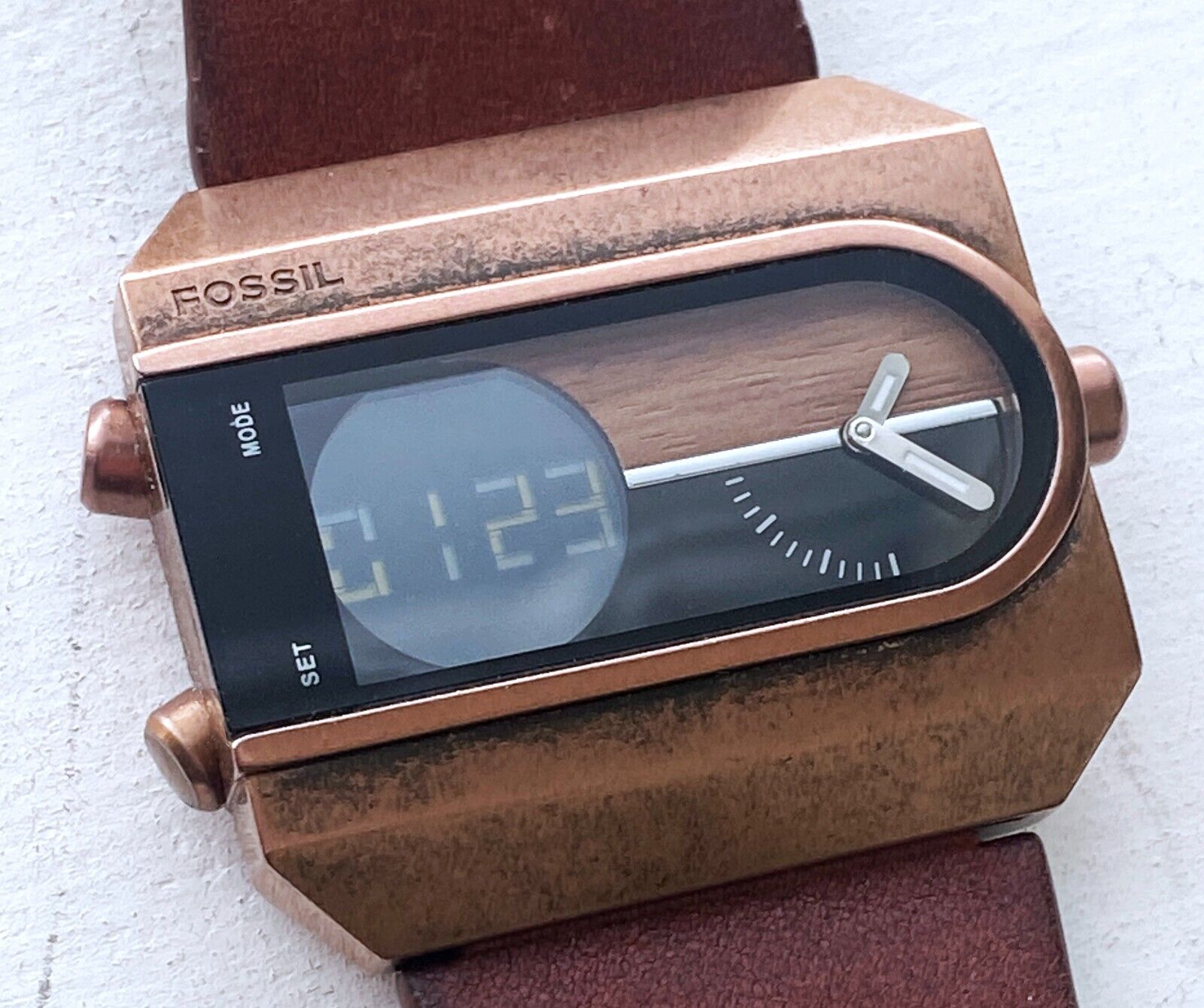 FOSSIL JR-9309 腕時計 ☆レア Vintage FOSSIL JR 9309 Analog + Digital Men's Watch | WatchCharts