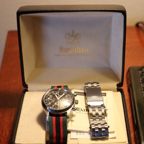 HAMILTON FIELD 3828 AUTOMATIC CHRONOGRAPH | WatchCharts Marketplace