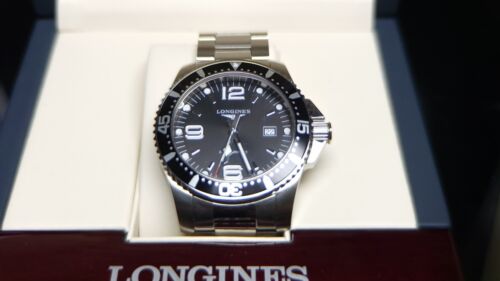 Longines hydroconquest 44mm automatic on sale black