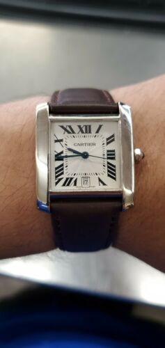 Cartier Tank Francaise Ref 2366 18K White Gold AUTOMATIC 20