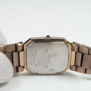 時計 SEIKO DOLCE TUNGSTEN CARBIDE 7731-5200 Seiko Dolce Quartz 7731-5200] Vintage Tungsten Carbide Dress
