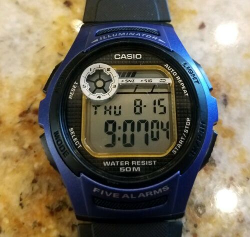 casio illuminator 5 alarms