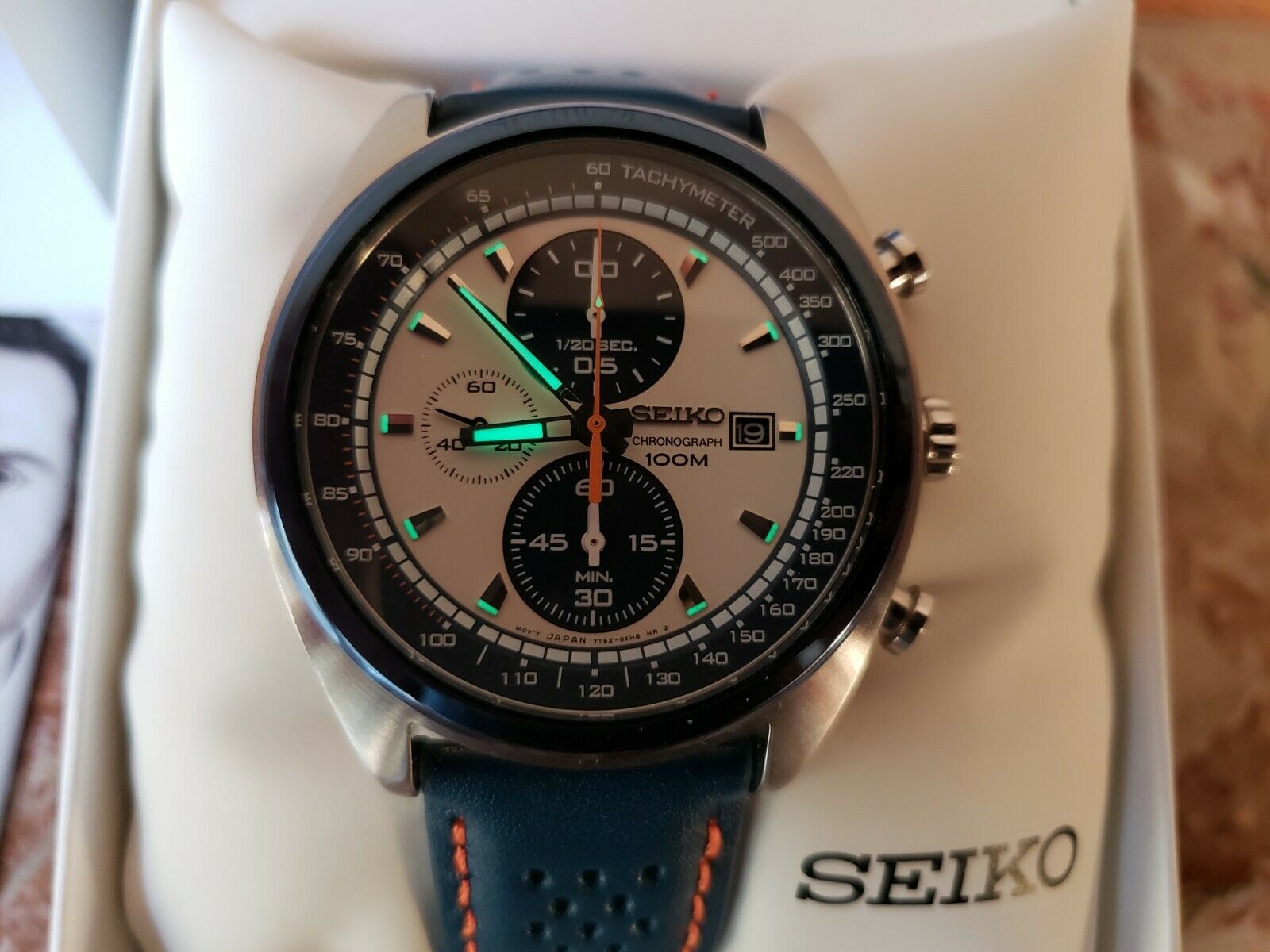 Seiko SNDF87P1 Panda Chronograph Minty! | WatchCharts Marketplace