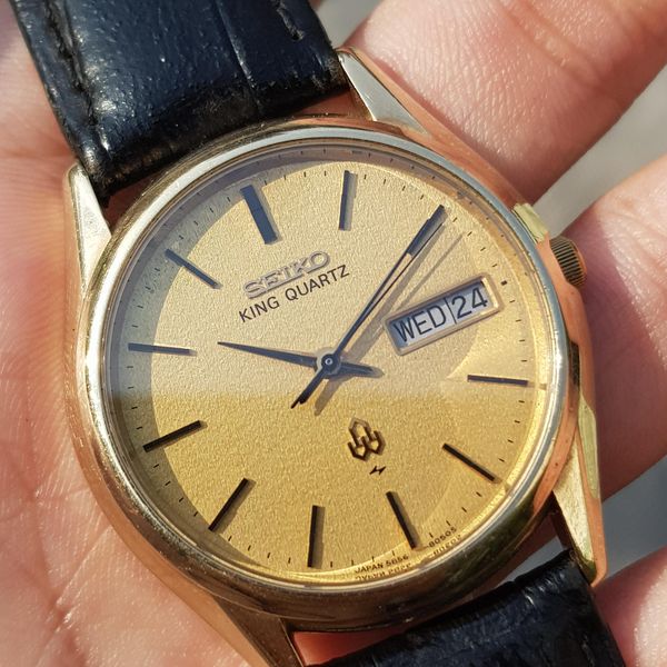 時計 SEIKO KING QUARTZ 5856-8050 WTS] Seiko King Quartz 5856-8050 Cap Gold | WatchCharts Marketplace