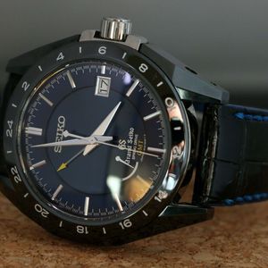 Grand Seiko SBGE039 Spring Drive Limited Edition Wristwatch Ceramic  Titanium GMT | WatchCharts