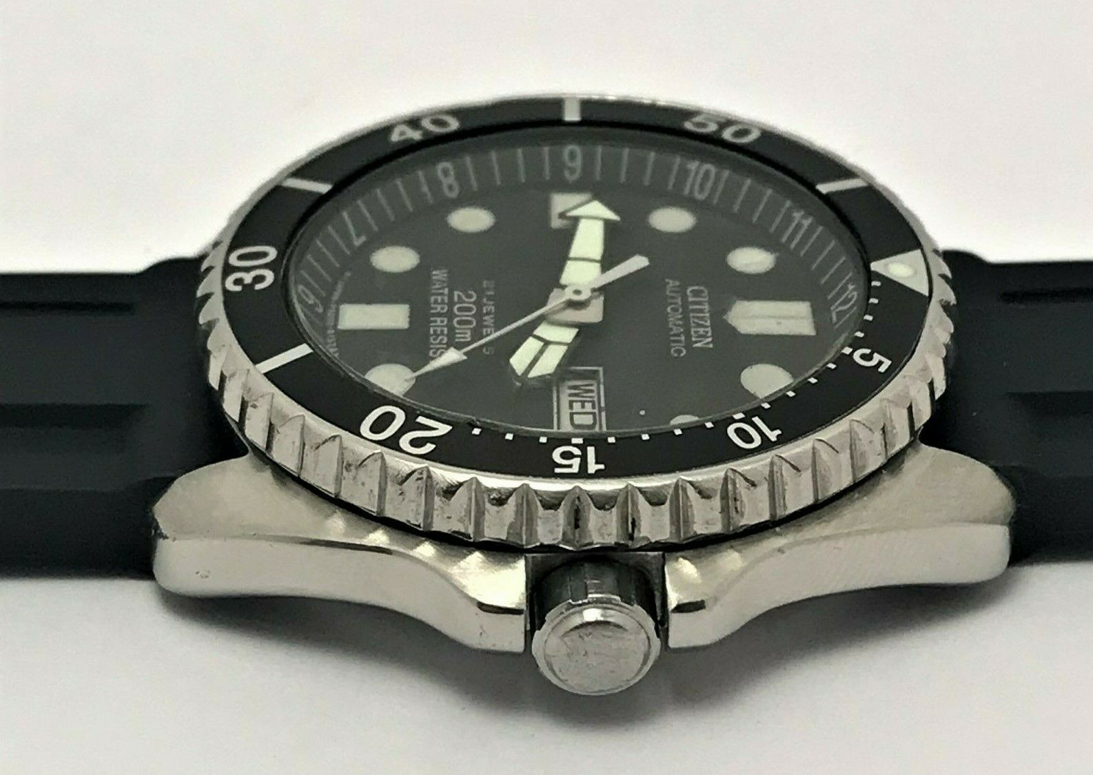 VINTAGE 1990'S CITIZEN 4-824164 Y 200 METER DIVER IN GREAT