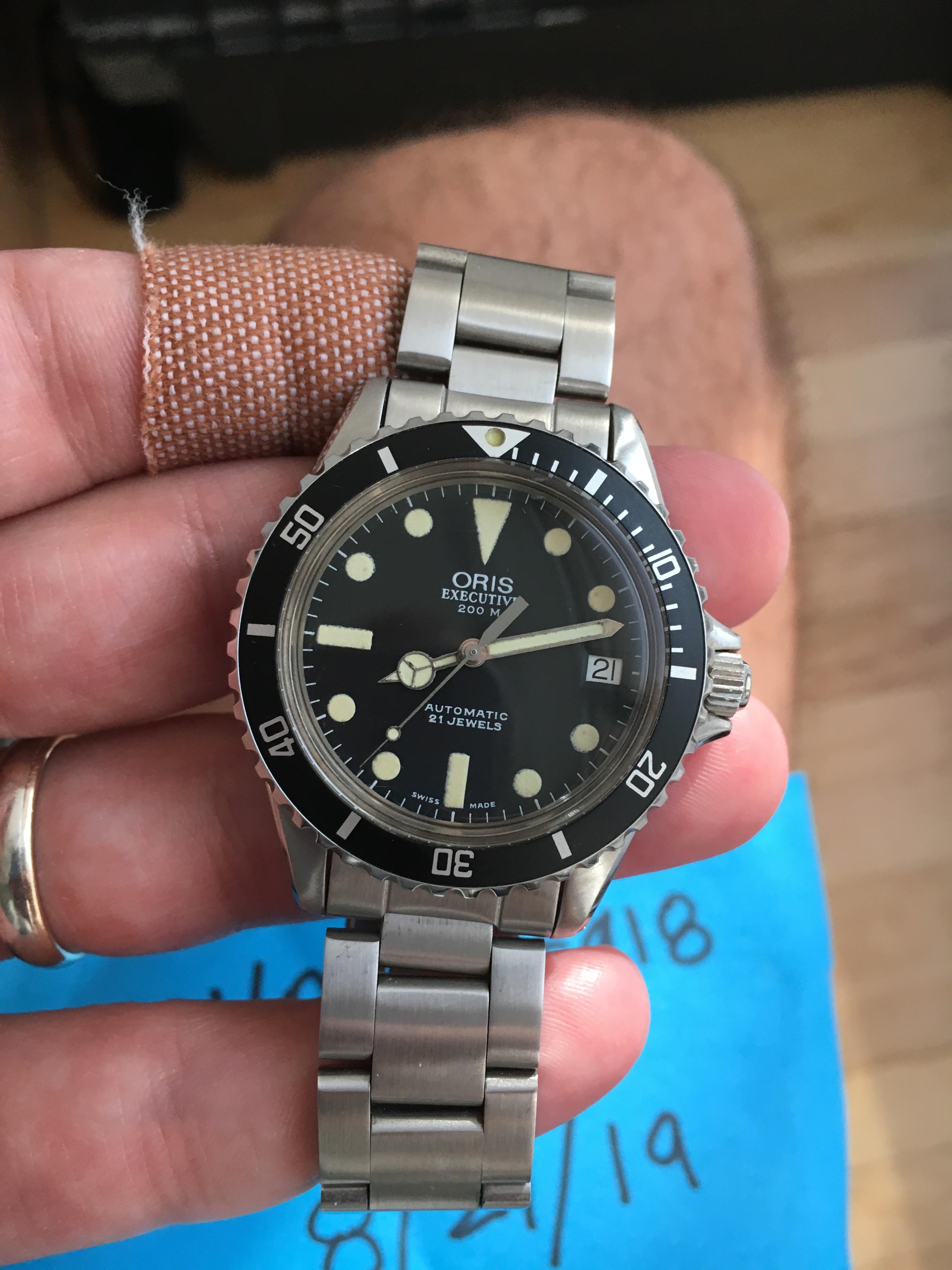 WTS ORIS Diver 200m ETAmov 1500 WatchCharts Marketplace