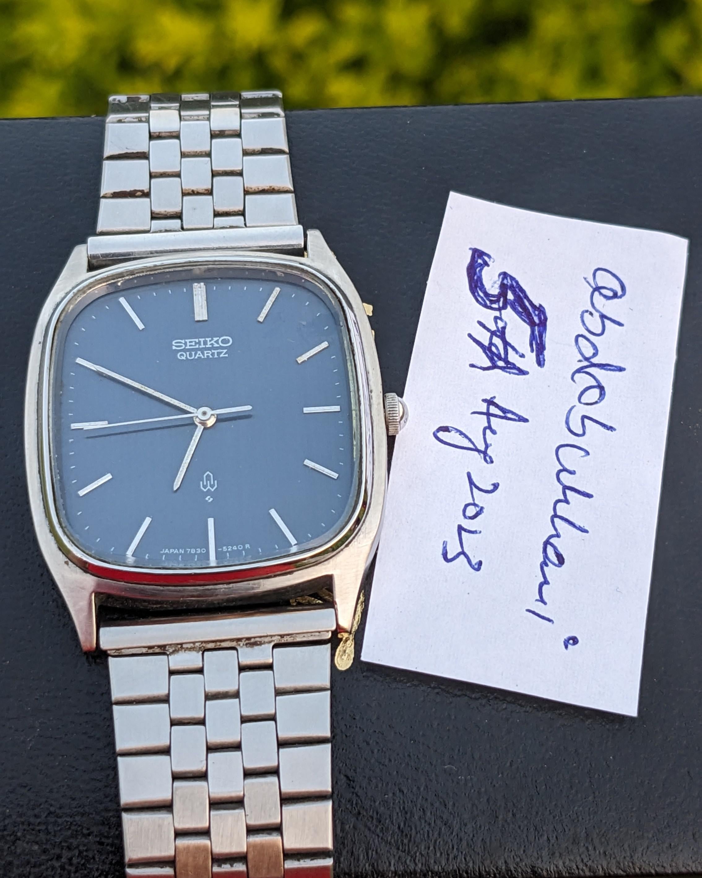 WTS] Seiko Quartz 7830-5210 Chariot - $129 only | WatchCharts 