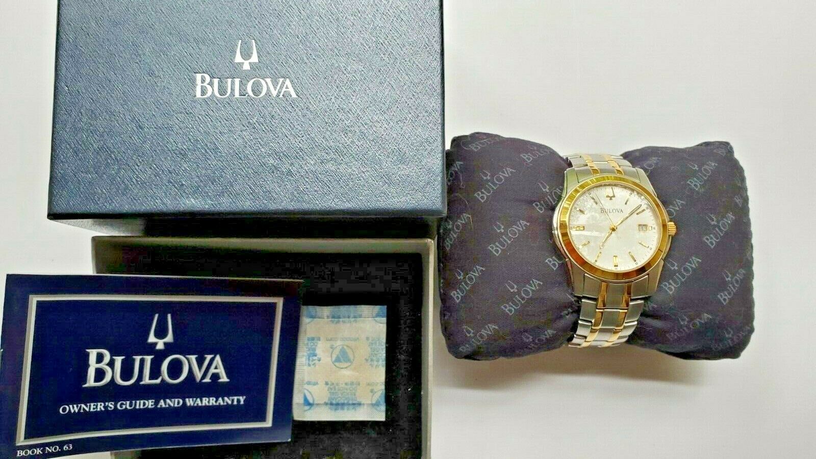 Bulova Mens C960609 Stainless Steel Watch, barely used includes