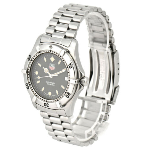 Auth TAG HEUER WE2110 Gray Dial 200m Date Automatic Men's Watch F