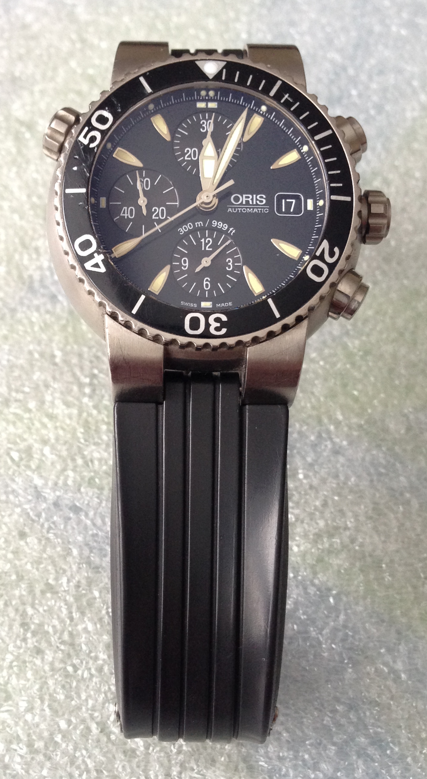 ORIS DIVERS TITANIUM CHRONOGRAPH AUTOMATIC 674 7542