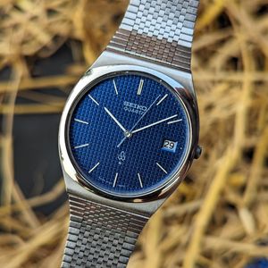 WTS] Vintage JDM SEIKO Quartz Ref. 4122-8000 - BLUE WAFFLE