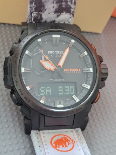 Men's Casio Pro Trek Mammut PRW-61MA-1AJR Mod 5673 Full Kit Mint Condition  Clean | WatchCharts Marketplace