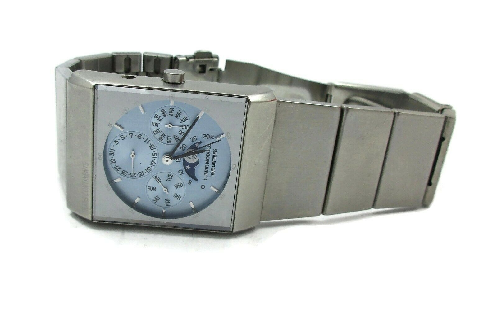 TRANS CONTINENTS LUNAR MODULE WATCH ONO371 - NEEDS NEW BATTERY