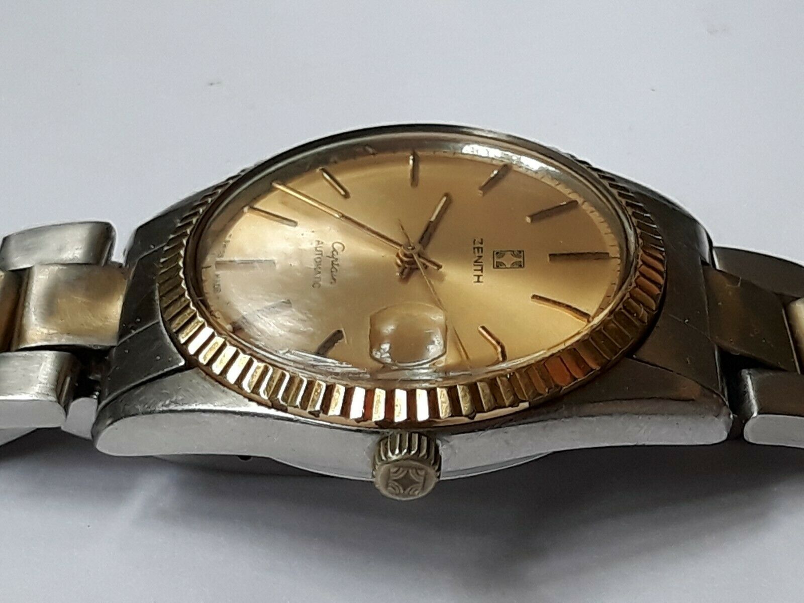 Vintage ZENITH Captain Automatic 17J Eta 490 With Date