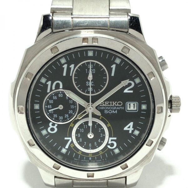 [New] [Used] SEIKO Watch Chronograph Black | WatchCharts