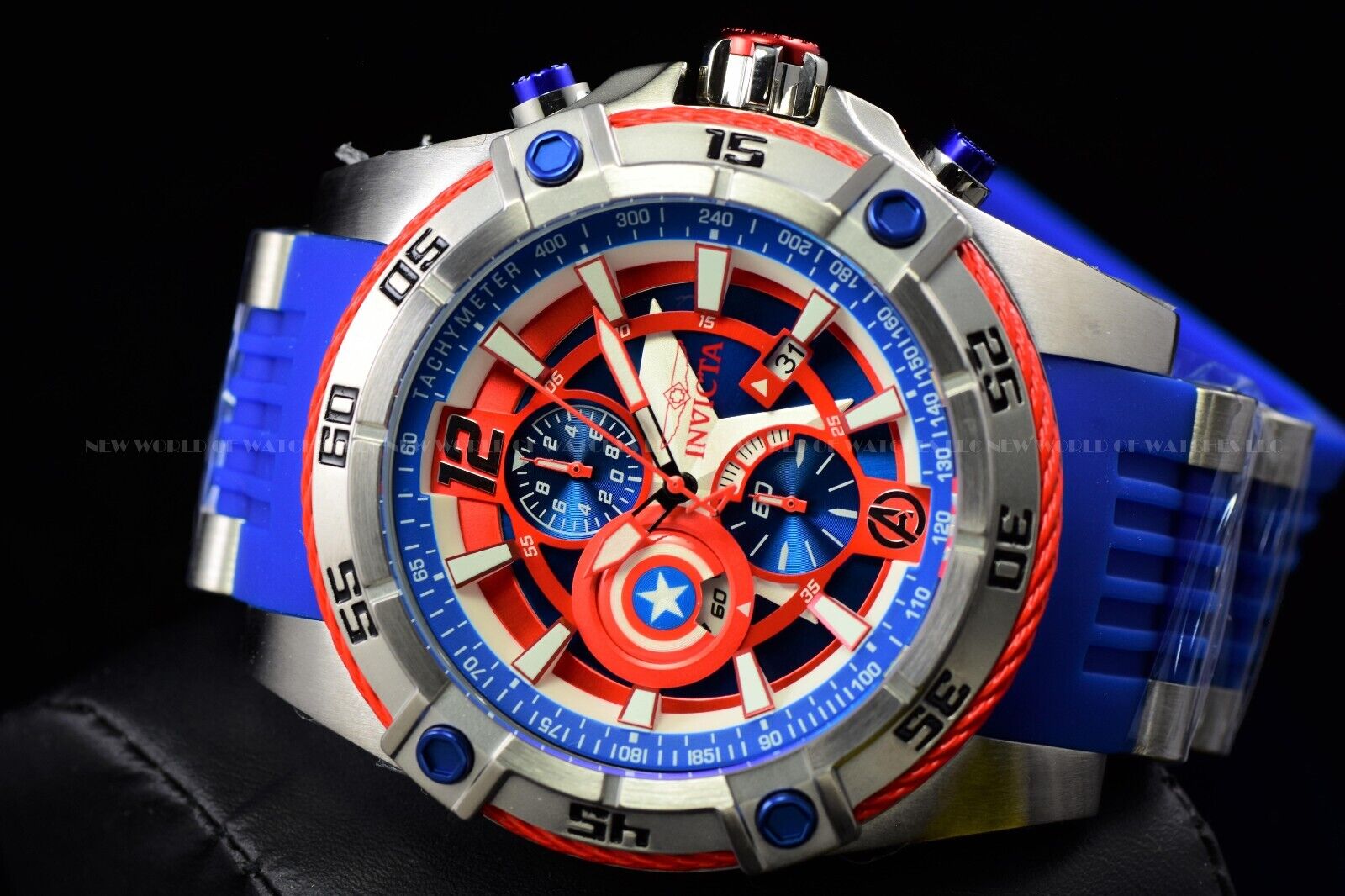 Invicta marvel limited edition captain america men's on sale watch