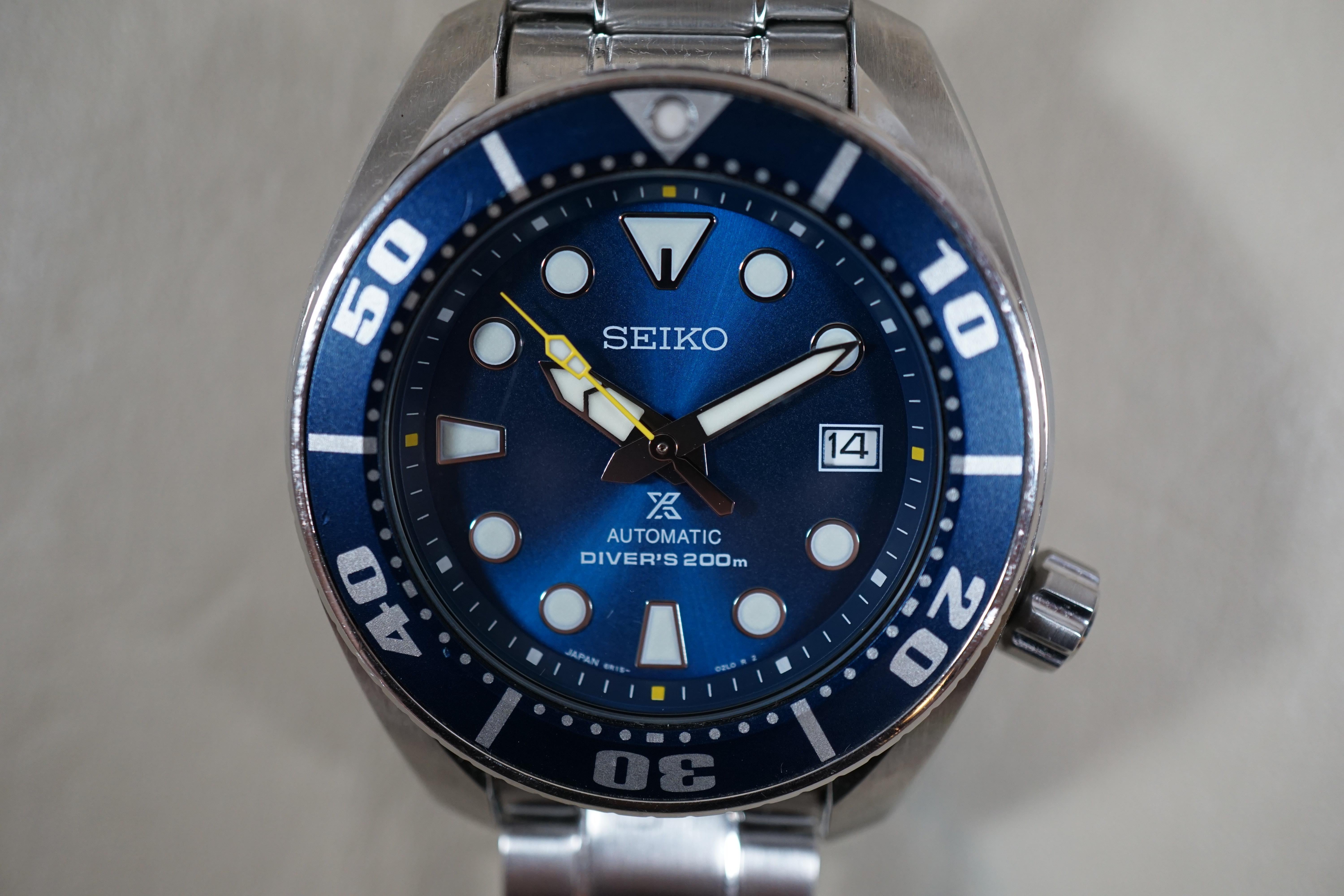 WTS Seiko Prospex SBDC069 6R15 Blue Coral Sumo Divers 200m