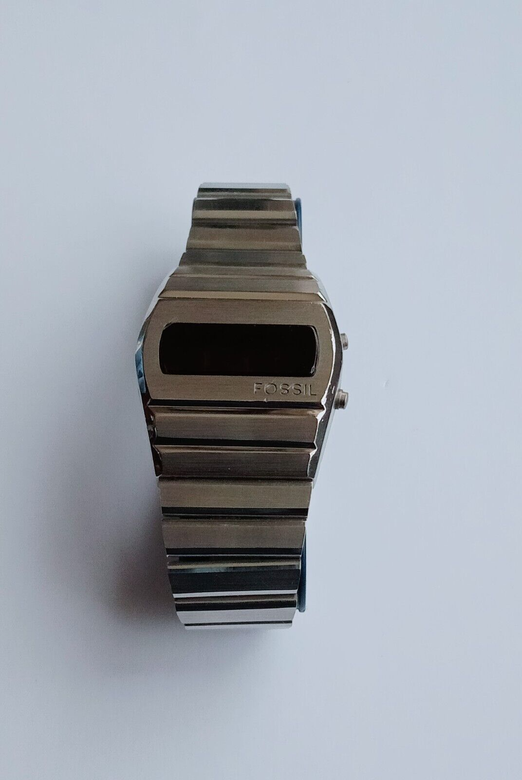 FOSSIL RETRO STYLE RED LED DIGITAL WATCH (2002 SUPER COLLECTABLE