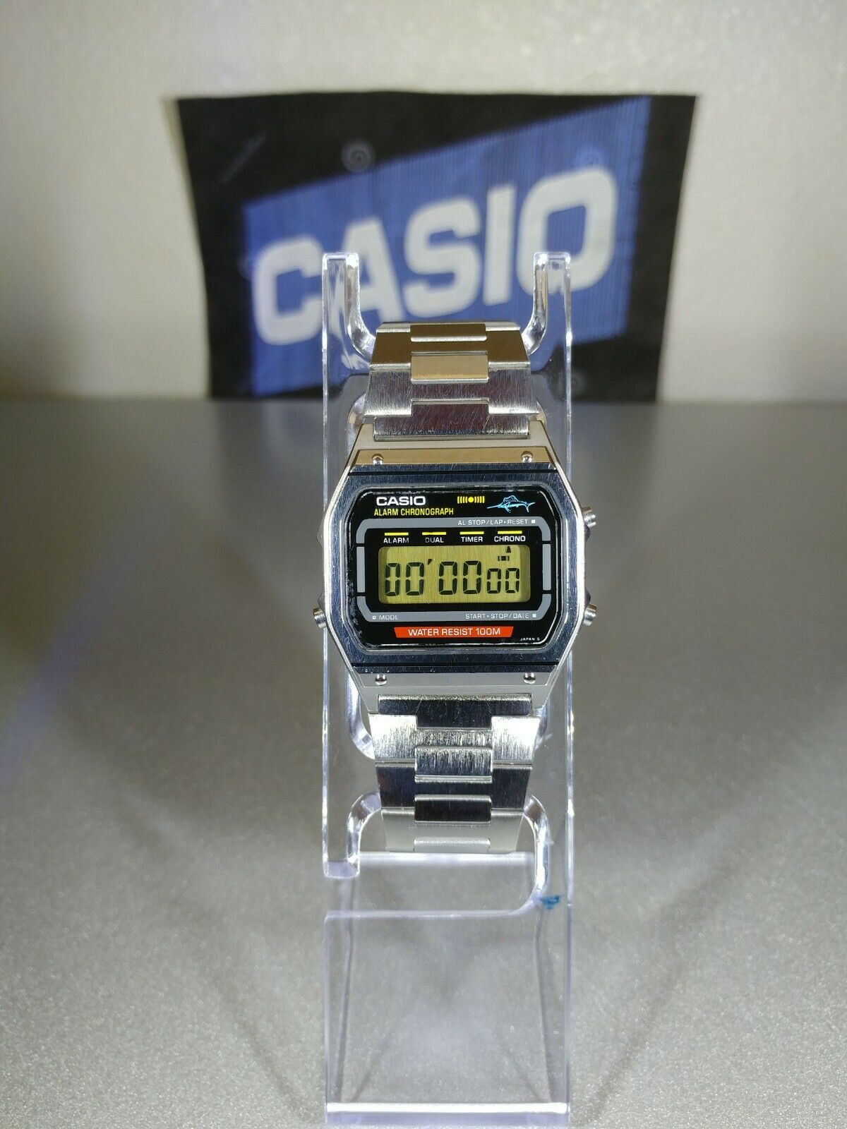 Vintage 1970's Casio Marlin WS-740, outstanding Marlin Chronograph