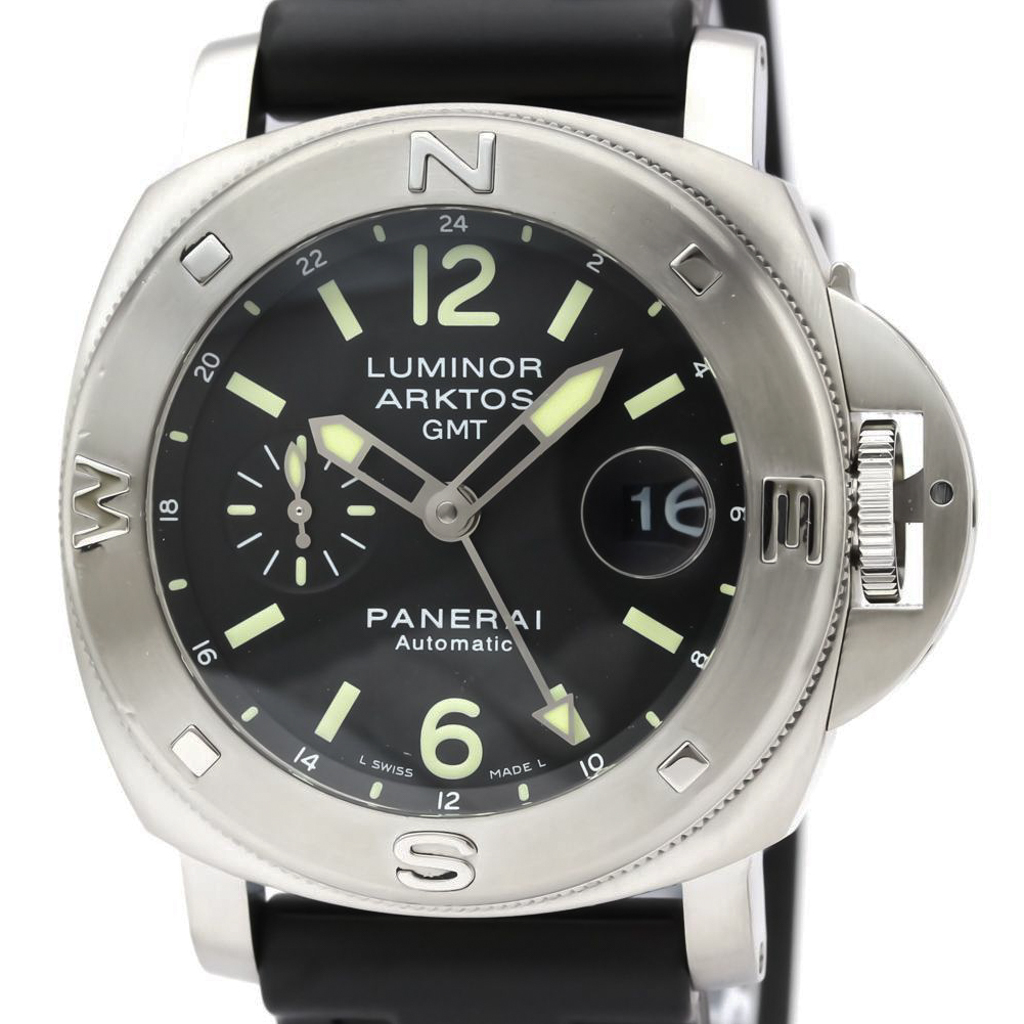 Panerai Luminor Arctos GMT Stainless Steel Self winding Rubber