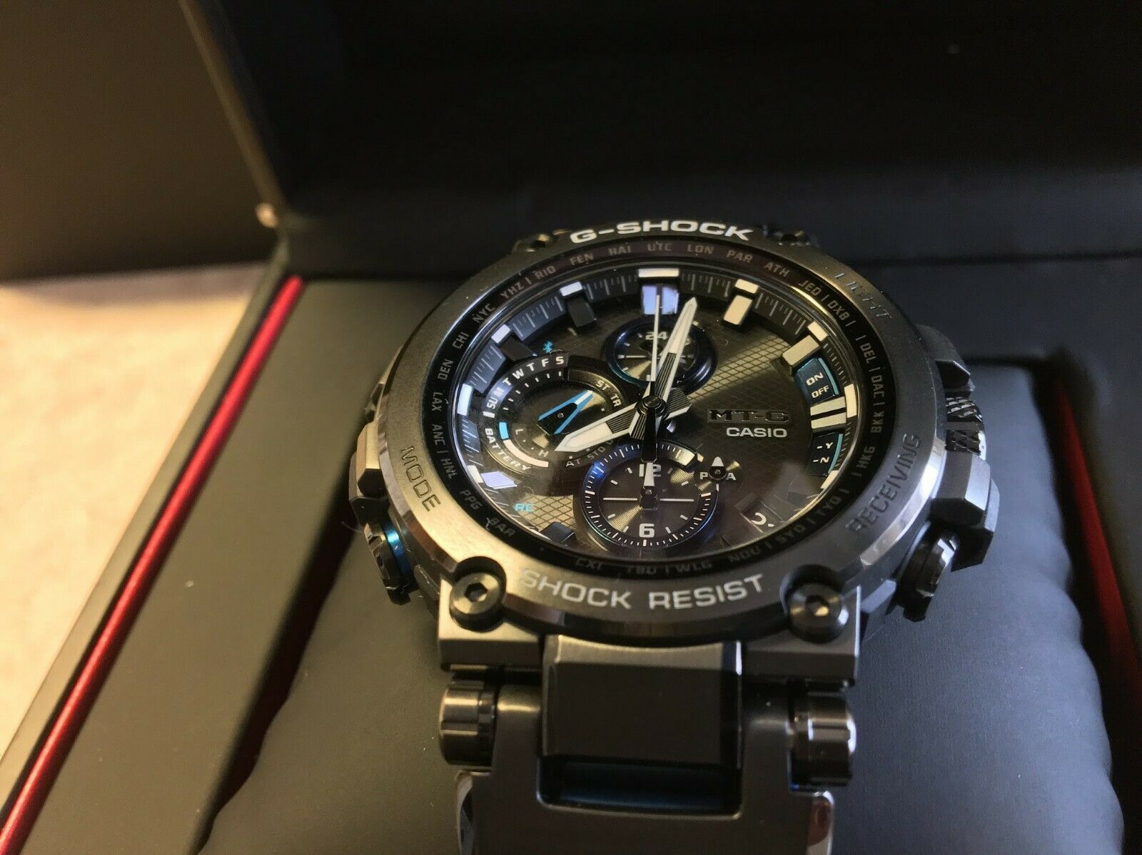 Casio Mtg B1000bd 1a G Shock Bluetooth Mens Watch Black Watchcharts