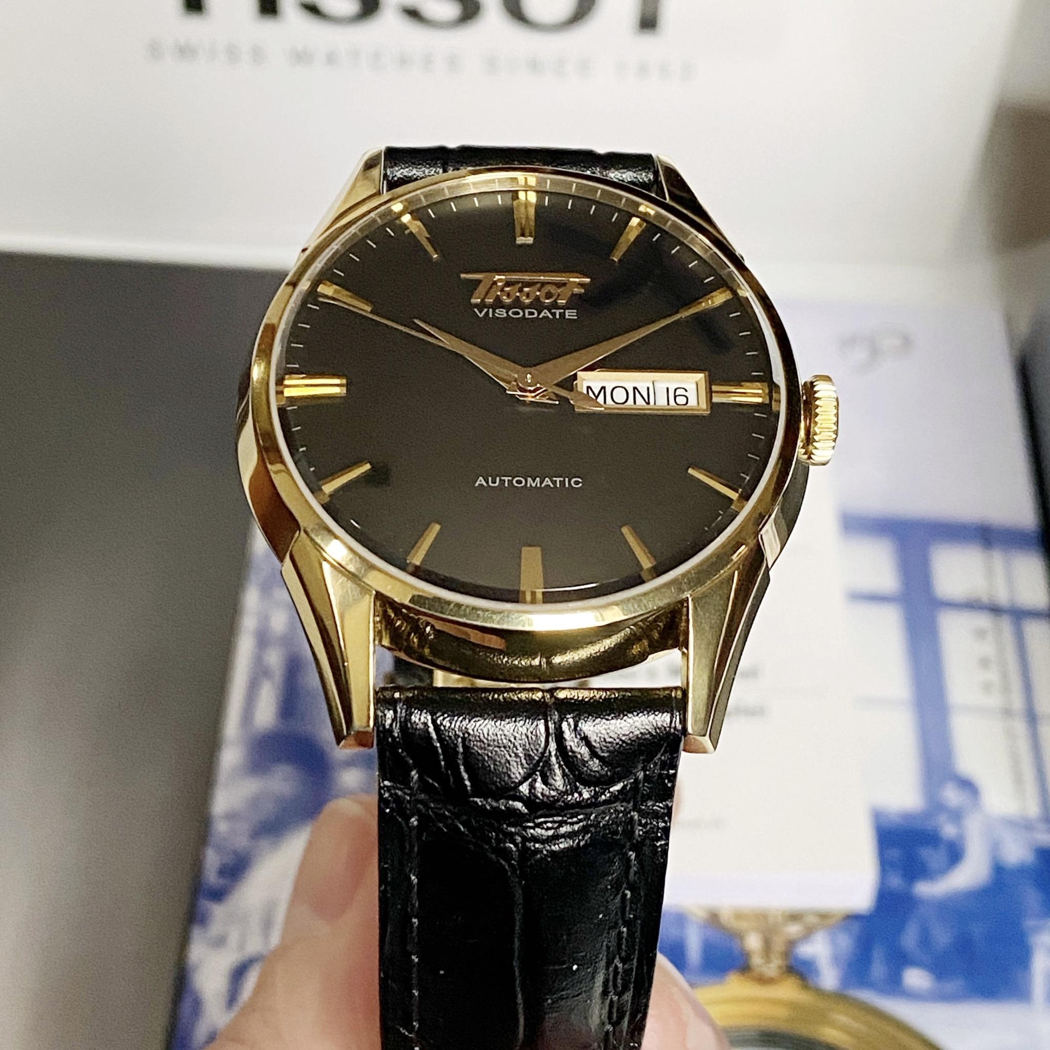 WTS Tissot Heritage Visodate Automatic Yellow Gold PVD 40mm