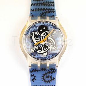 New Swatch Puzzle Motion SUPK103 INTERPRETATION 8 discs rotate puzzle complete every hour in box running jellyfish online