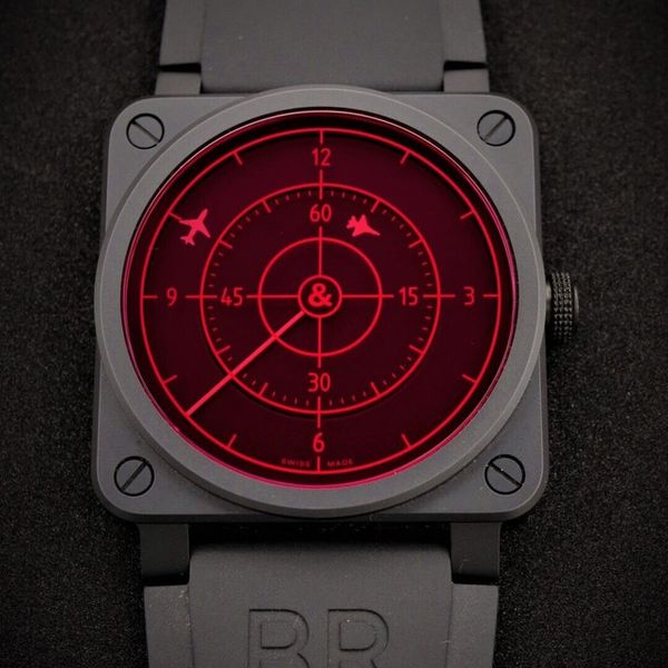 Fs Bell And Ross Red Radar Ceramic Br 03 92 Le 999 Pieces Boxespapers