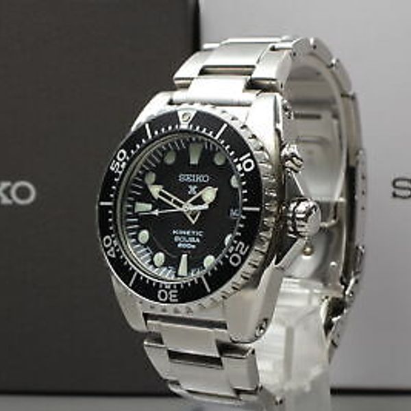 Exc+5] SEIKO 5M62-0BL0 SKA427 Kinetic Diver's 200m Men's Quartz