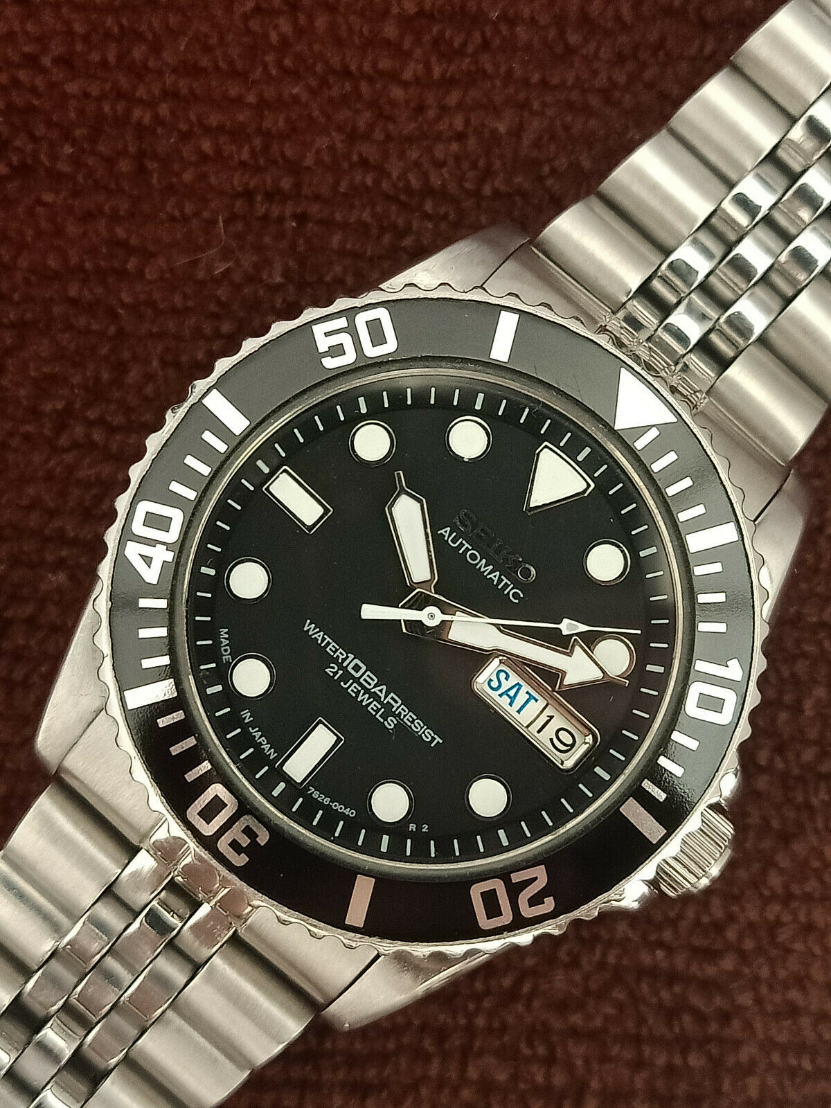 ⭐︎SEIKO セイコー 『SKX031』7S26-0040 Seiko Diver 7S26-0040 SKX031 Pepsi Vintage Men's Watch Used