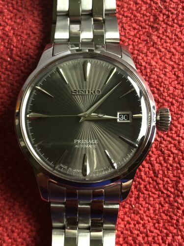 Seiko Presage SRPE17 Automatic SRPE17J1 Cocktail Watch SunRay Dial Made in  Japan | WatchCharts