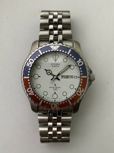 Citizen hotsell pepsi bezel