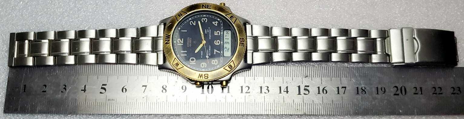 VINTAGE CITIZEN T011-313402 Analog & Digital Quartz Japan