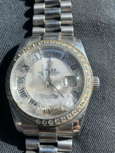 rolex watch mens used 18k diamond. Cl5 72200 White Gold 18k . | WatchCharts  Marketplace