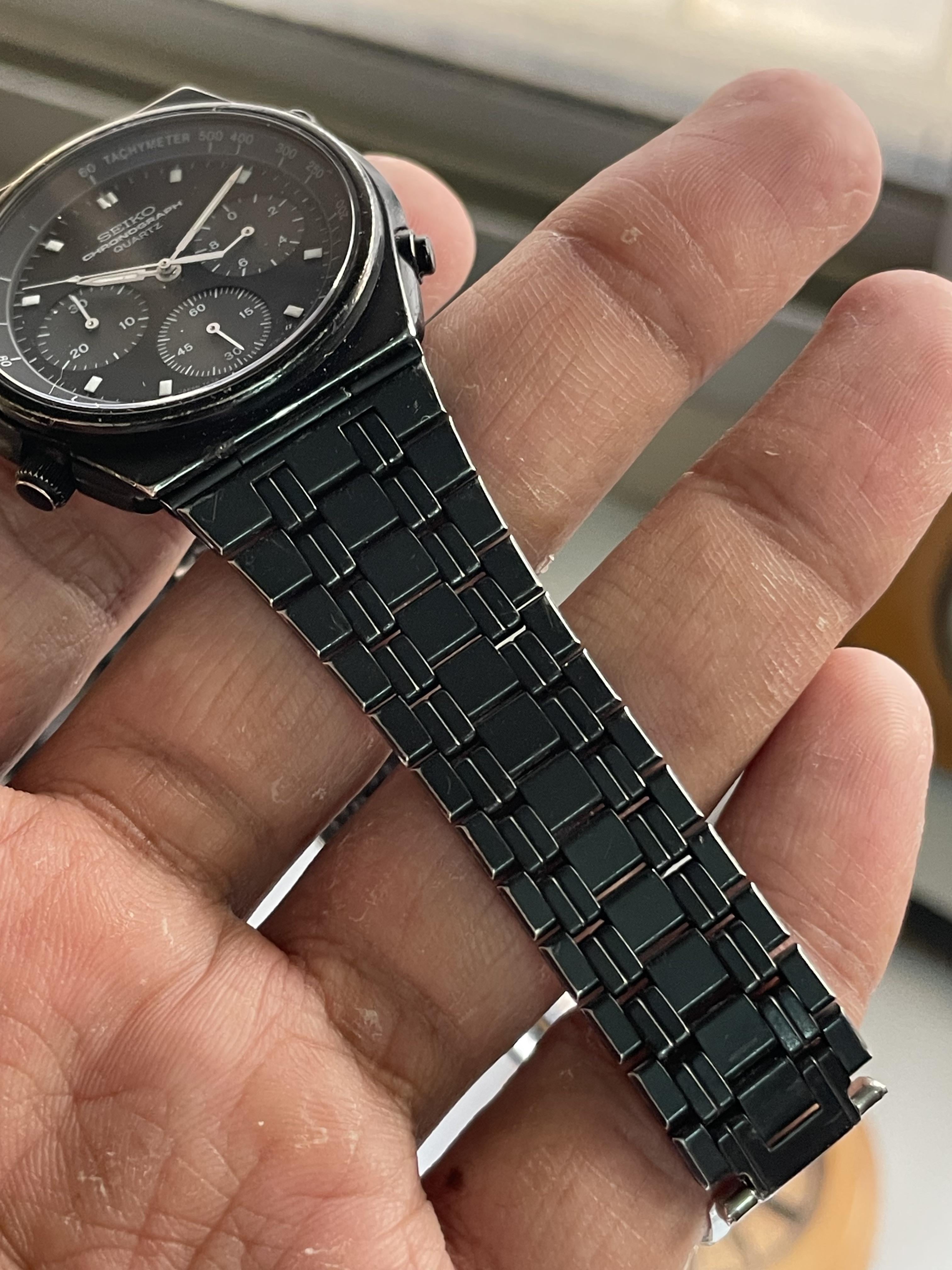 WTS] Rare August '83 Seiko Speedmaster Chronograph Black PVD
