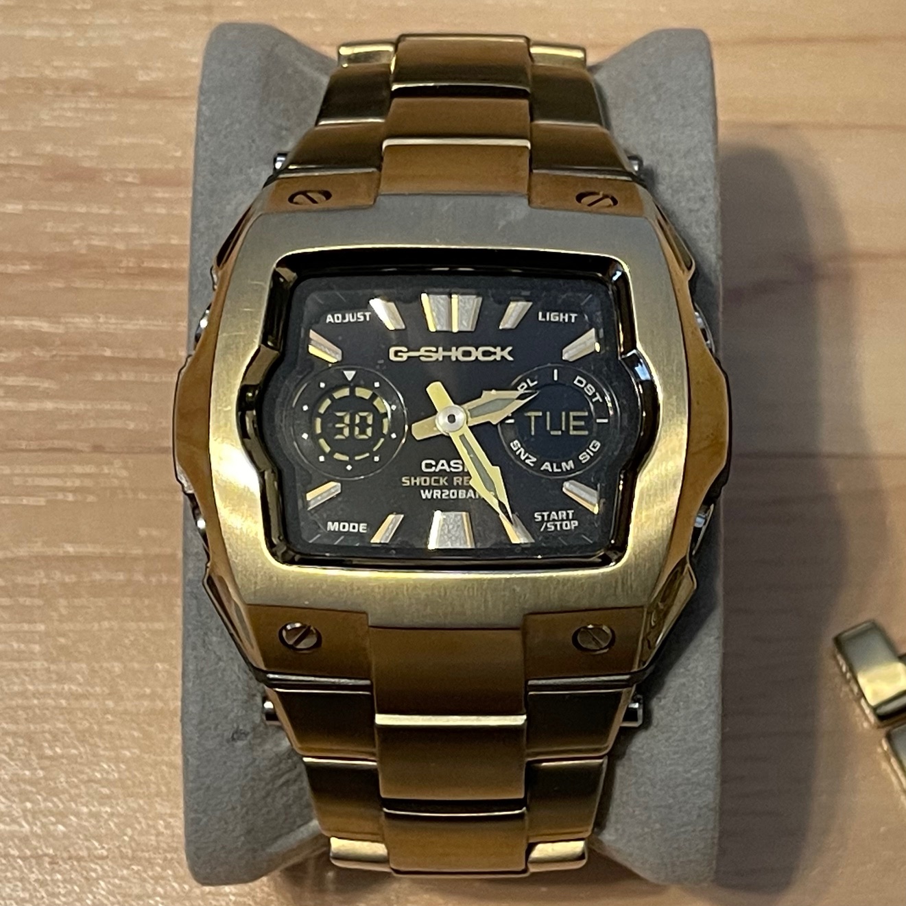 WTS] Casio G-Shock G-011BD-9A “The Cube” Gold & Black Steel