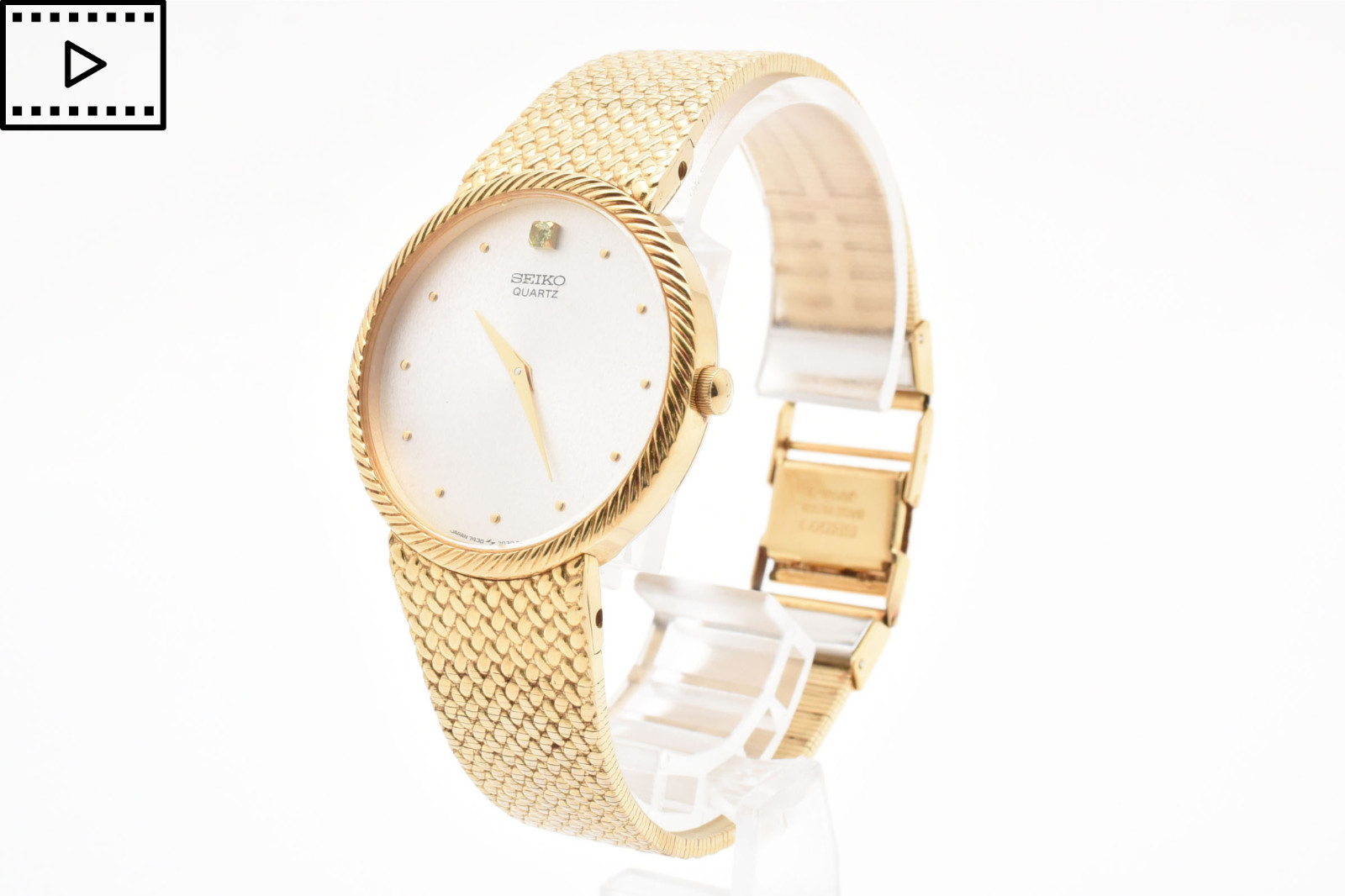 SEIKO セイコー 1P 石付き SGP 7430-7010 クォーツ 腕時計