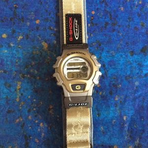 Casio G Shock G Lide Dw 004 Wr0m Canvas Velcro Strap New With Issue Watchcharts