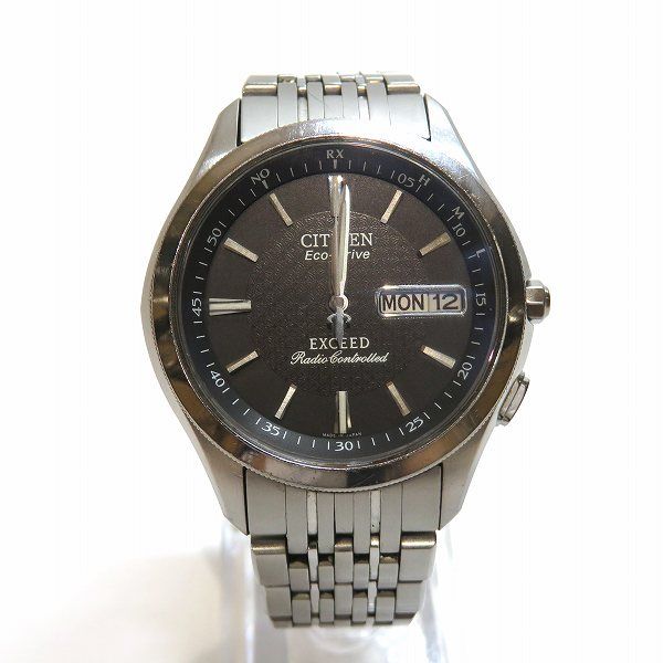 Citizen Exceed Eco-Drive Watch H100-T010164 Radio Solar Watch Men's ...