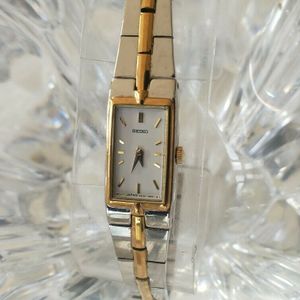 Vintage Seiko Quartz Silver-Gold /Tone Women's Watch 2E20-3241 (80) |  WatchCharts