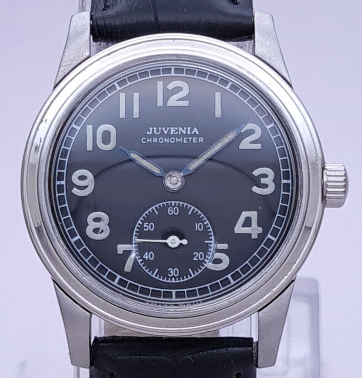 Vintage JUVENIA Chronometer Adjusted 5 Position Sub Second Hand