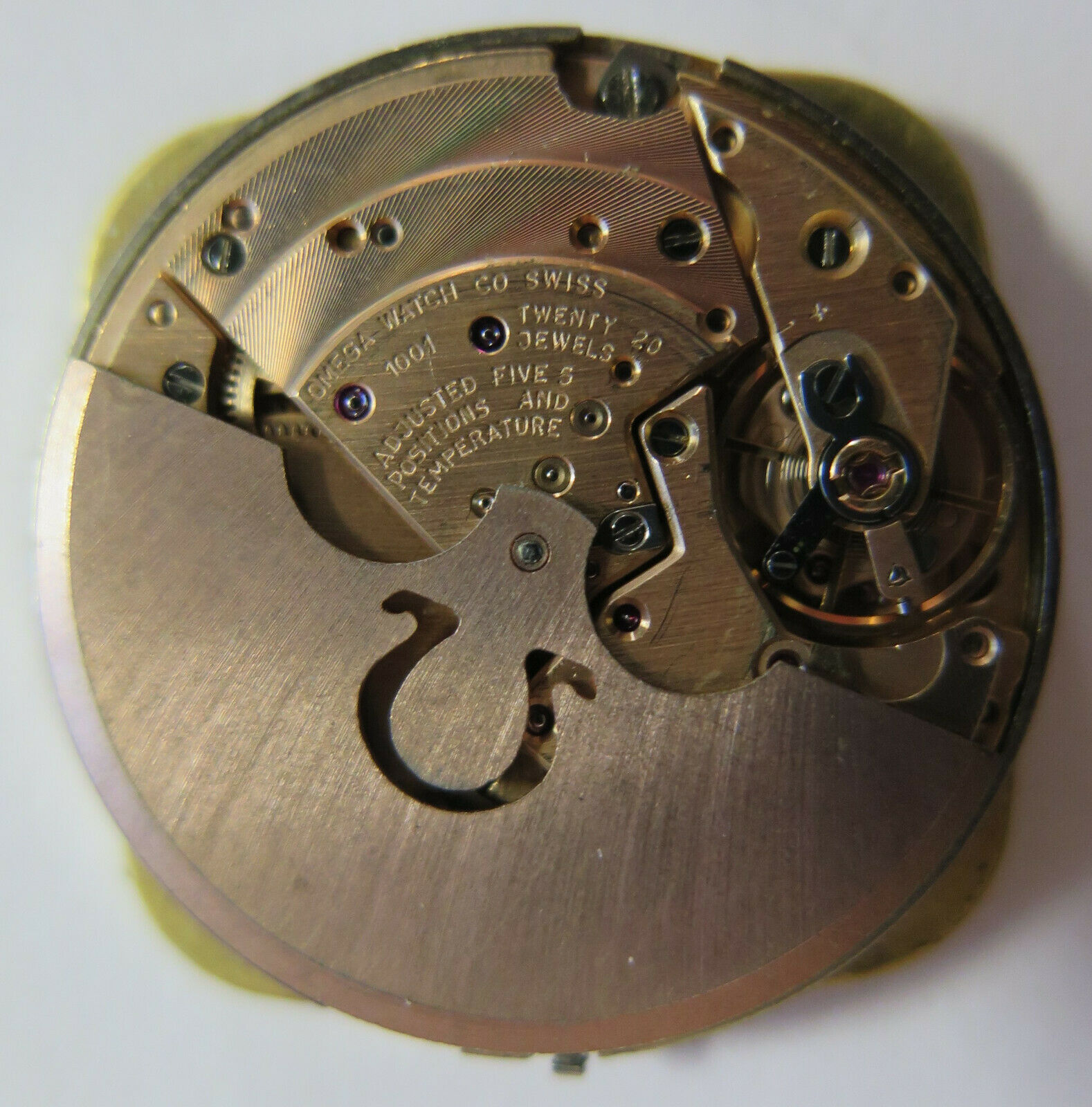 Omega 1001 clearance movement