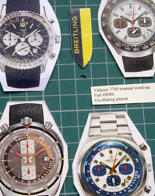 Pignone Oscillante Eta Valjoux 7750 7751 Ricambio Parte 8086 Nuovo