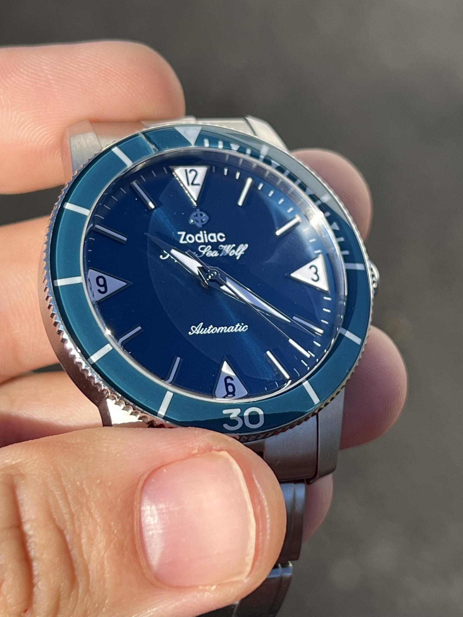 WTS] Hodinkee Exclusive Zodiac Super Sea Wolf 53 Skin Blue