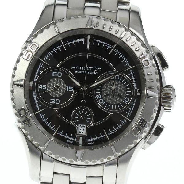 [HAMILTON] Hamilton Jazzmaster Seaview Chronograph Date H376160 ...